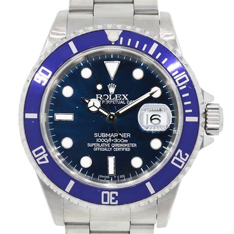 rolex 16610 blue bezel.